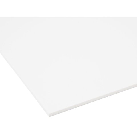 Plancha de espuma rígida/PVC Forex Classic, blanca (corte disponibiles) 3,0 x 250 x 500 mm