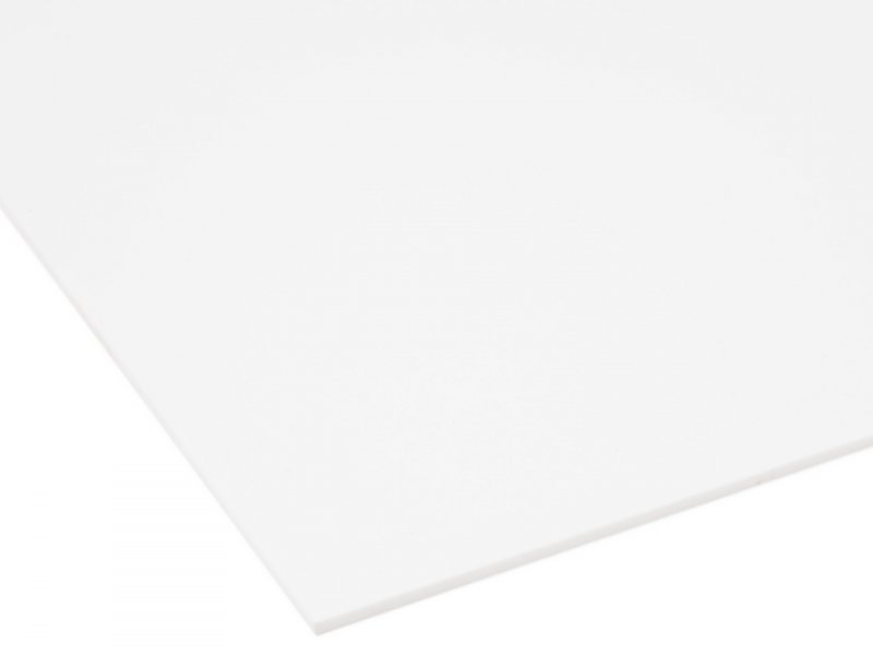 1 PVC Hartschaumplatte Forex® weiß 498x500x6mm 
