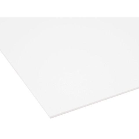 Plancha de espuma rígida/PVC Forex Classic, blanca (corte disponibiles) 2,0 x 500 x 1000 mm