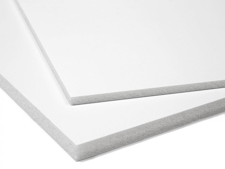 Hartschaumplatte - weiß 3,00mm stark, Format DINA1