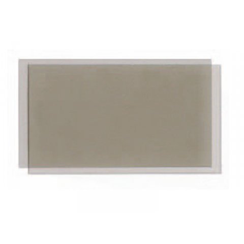 PVC-hart transparent, farbig 0,23 x 1000 x 1400, grau