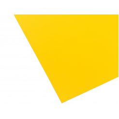 PVC rigido non traslucido, colorato 0,3 x 210 x 210 x 297  DIN A4, giallo sole