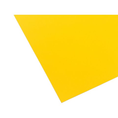 Rigid-PVC, opaque, coloured 0.3 x 1000 x 1300, sun yellow