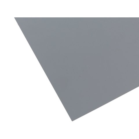 Rigid-PVC, opaque, coloured 0.3 x 300 x 500 mm, telegrey