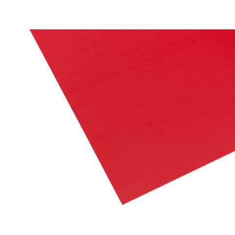 PVC rígido, opaco, de color 0,3 x 300 x 500 mm, señal roja