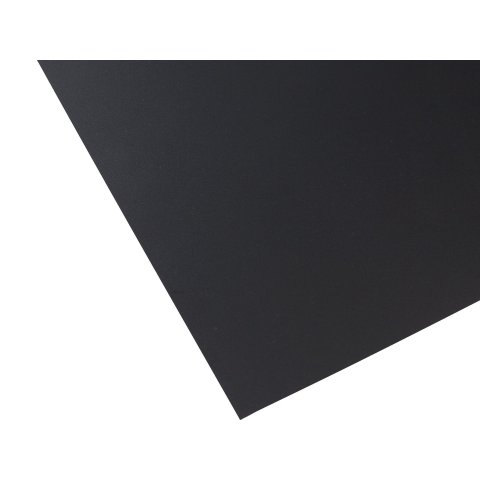 PVC-hart opak, farbig 0,3 x 1000 x 1400, schwarz