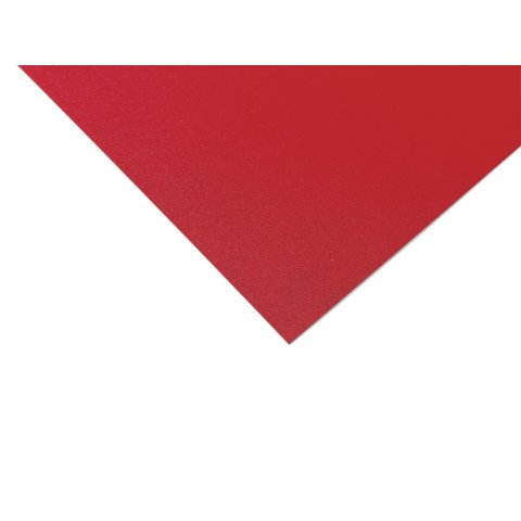 Polypropylene opaque, coloured, matte 0,8 x 300 x 500 mm, red (1830)