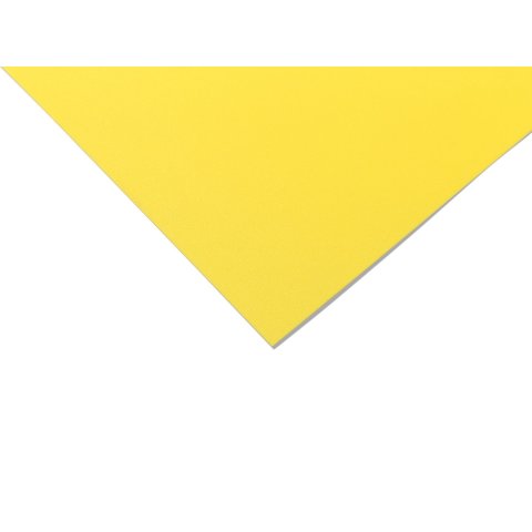 Polipropileno opaco, de color, mate 0,8 x 300 x 500 mm, amarillo (4690)
