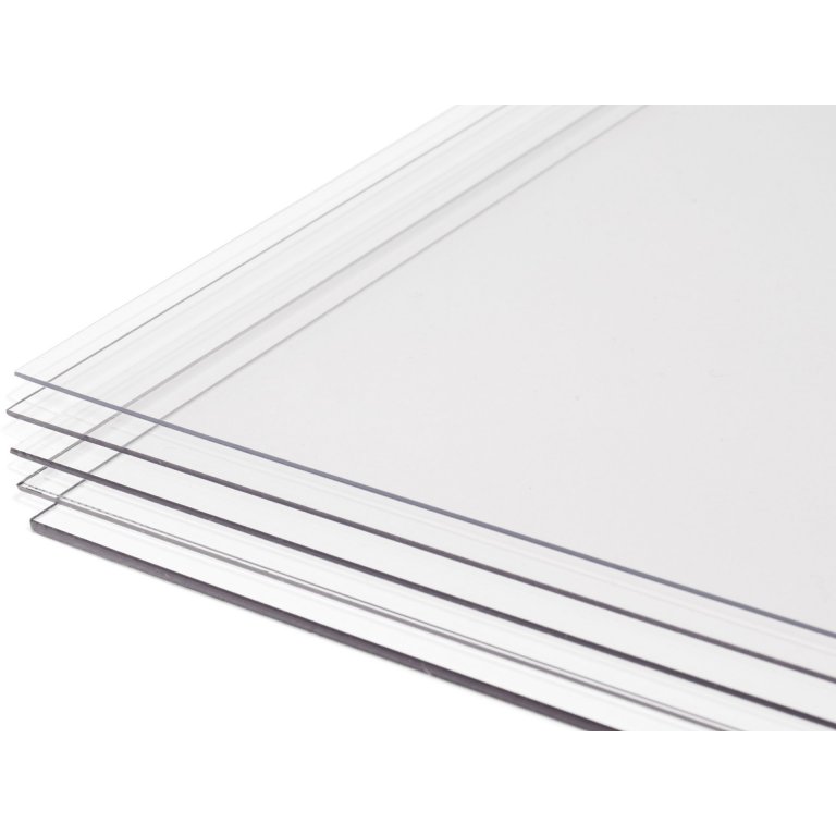 Vorsatzgläser 48 x 106 mm klar 10 Stück aus extrudiertem PET-G Kunststoff 