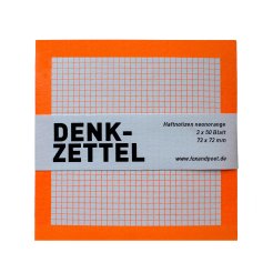 Fox & Poet Haftnotizen Denkzettel kariert