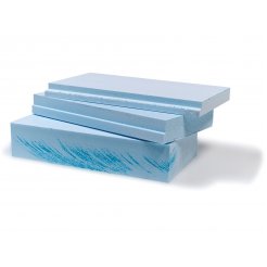 Styrofoam, light blue, untrimmed