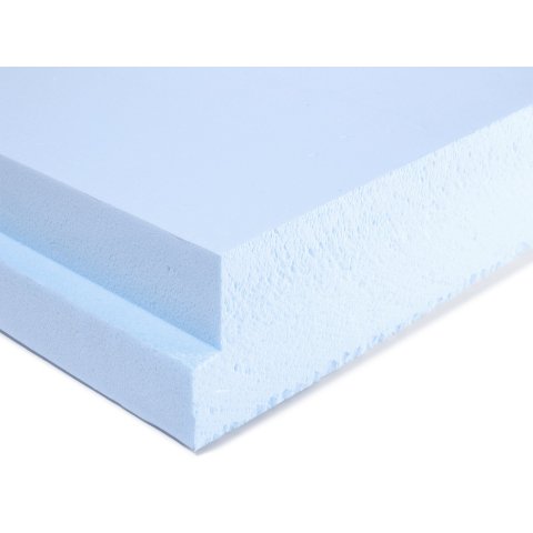 Styrofoam, light blue, untrimmed 80.0 x 195 x 395 mm (usable dimensions)