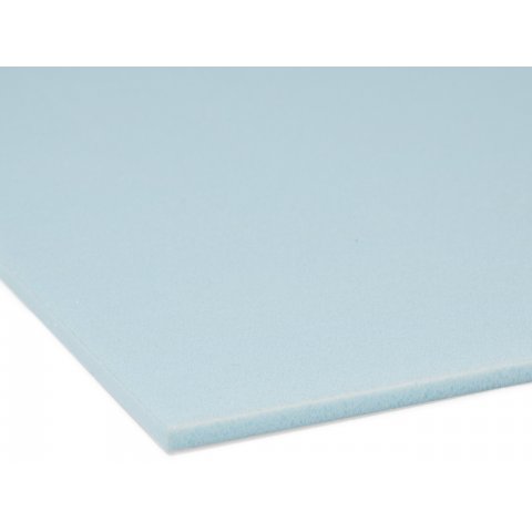 Styrofoam azul claro, recortado approx. 3,0 x 295 x 313 mm