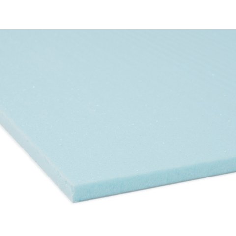 Styrofoam azul claro, recortado approx. 5,0 x 295 x 313 mm