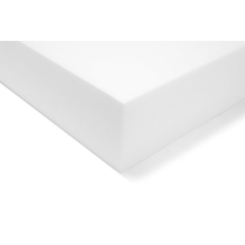 Polystyrene rigid foam, white, untrimmed 80.0 x 600 x 1250 mm