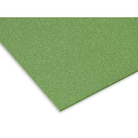 Foam rubber, coloured 2,0 x 200 x 300, glitter light green