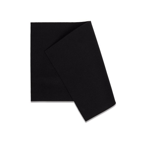 Tappetino in neoprene, rivestito in tessuto ca. 4,0 x 255 x 420 mm, nero/nero