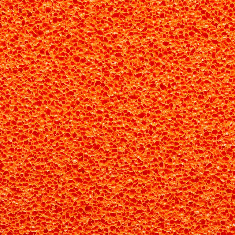 Schwammgummi Matten, orange