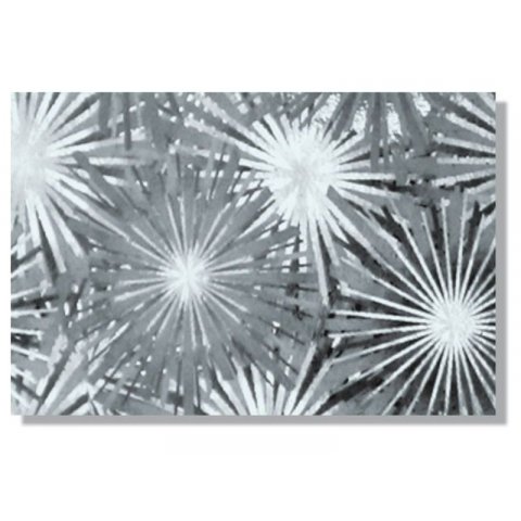 Holographic adhesive film, sheet 0.05 x 250 x 350 mm, centauri silver