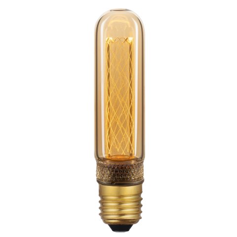 Red de iluminación LED Nordlux 240 V, 2,3 W, 65 lm, E27, 30 x 126 mm, dorado