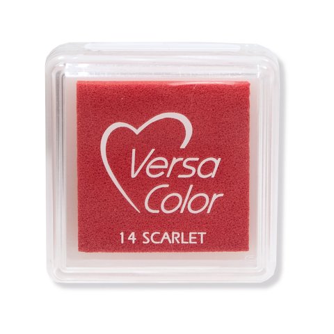 Tampón de pigmentos Versa Color Mini 25 x 25 x 10, escarlata (14)