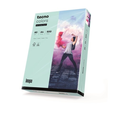 Papel de copia de color 80 g/m², 210 x 297 DIN A4 SB, azul claro, 500 hojas