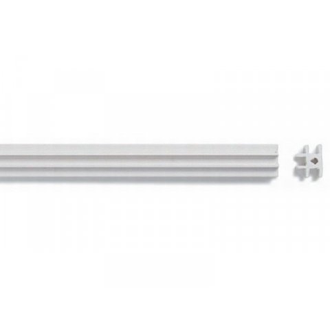 ASA Verbindungs-T-Profil, weiß 5,8 x 3,9 x 0,5  l=1000 mm, für Plattenstärke 1,0