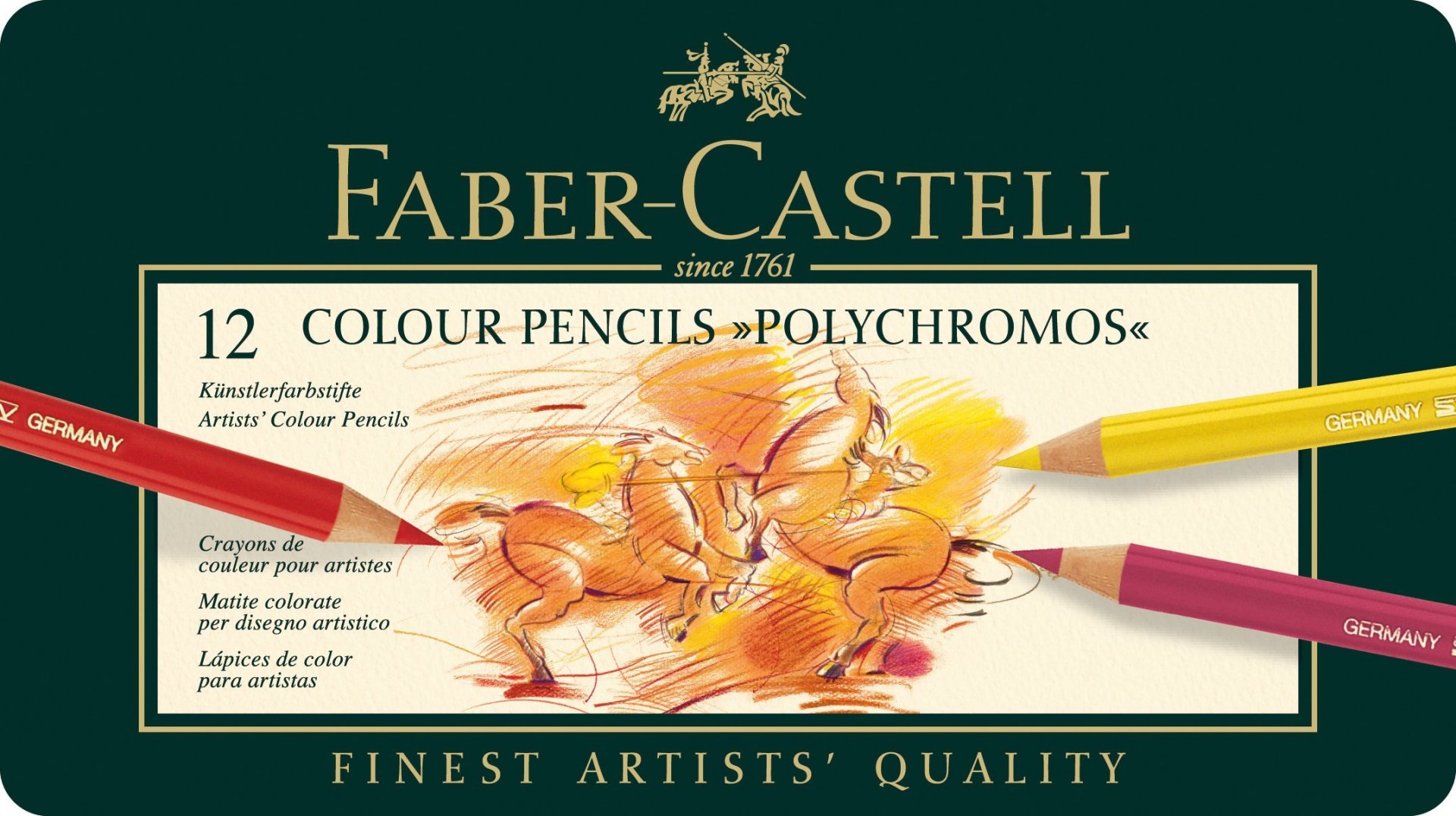 lb Bounty Transcend Buy Faber Castell Polychromos coloured pencil, set of 12 online at Modulor