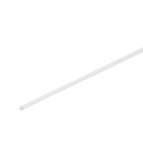 Tubo redondo de poliestireno, blanco ø 2,4 x 1,0  l=610 mm, ref. 423