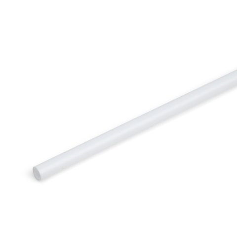 Polystyrene round tube, white ø 6.4 x 4.8  l=610 mm, No. 428