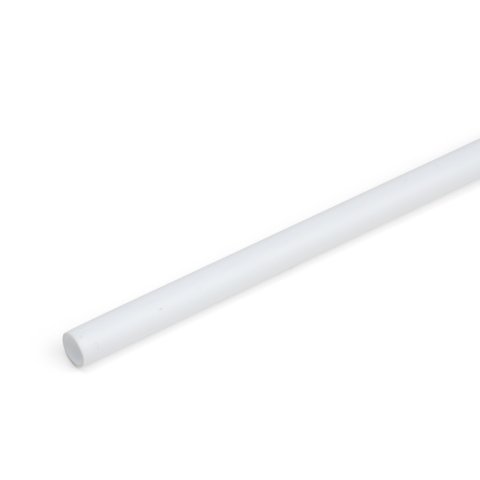 Tubo redondo de poliestireno, blanco ø 7,9 x 6,7  l=610 mm, ref. 430