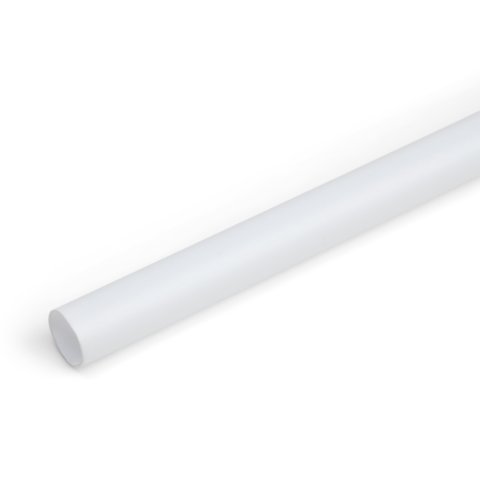 Tubo redondo de poliestireno, blanco ø 12,7 x 11,5  l=610 mm, ref. 436