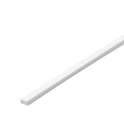 Polystyrene rectangular strips, long, white 1.00 x 4.00  l=610 mm, No. 347