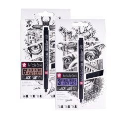 Sakura Fineliner Pigma Black Edition Set