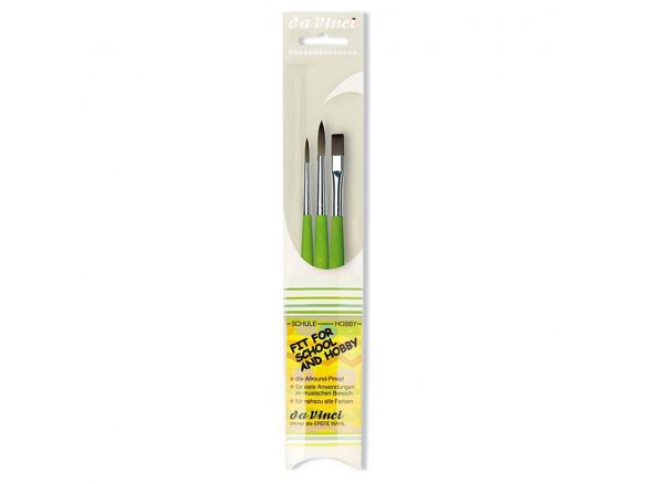 Da Vinci Pinsel Fit For School+Hobby, Set (4209)