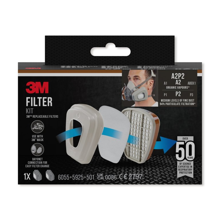 3M Ersatzfilter Set 6002-1