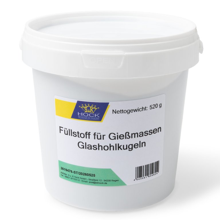 Füllstoff für Gießmassen Glashohlkugeln