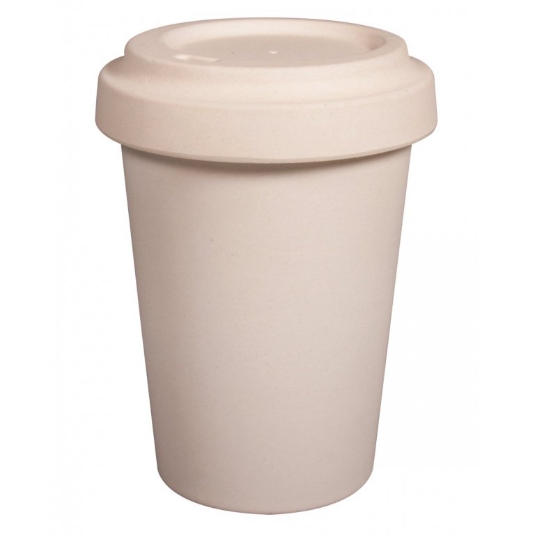 Taza de bambú, incl. tapa