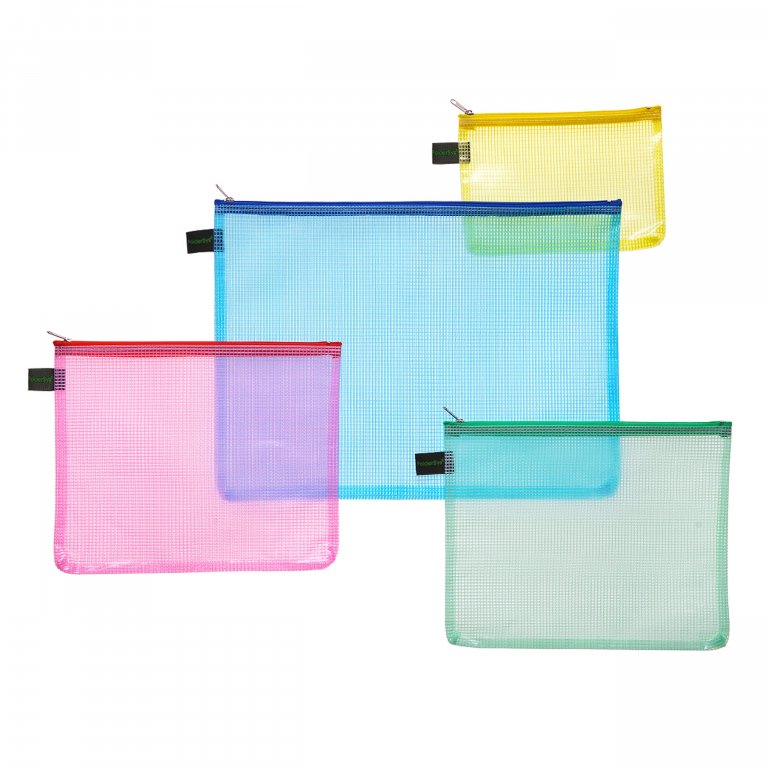 Zippered bag, coloured EVA (PVC-free)