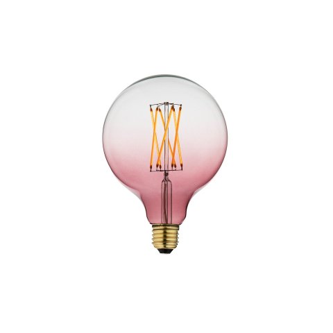 Bombilla Danlamp LED Mega Edison, de color 240 V, 2,5 W, E27, 175 x 125 mm, rojo