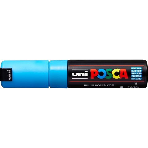 Uni Posca Marker PC-7M breite Spitze, 4,5 - 5,5 mm, hellblau