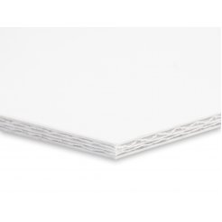 Papierplatte DISPA, weiß