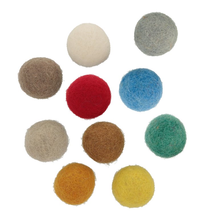 Bolas de fieltro