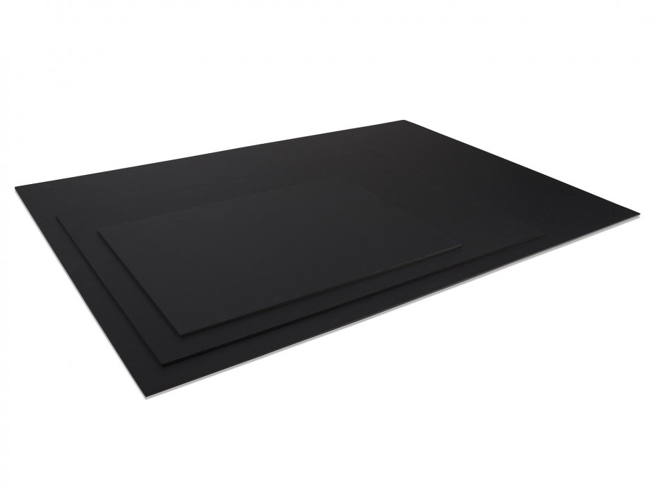 Cartón pluma Kapa Crea de 100 x 70 cm, 5 mm de grosor, color negro-Pack de  5 unidades