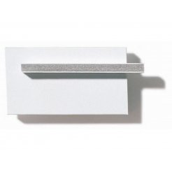 Kapa plast rivestito con pellicola, bianco