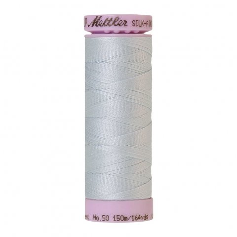 Hilo de coser Amann Mettler Hilo de seda y algodón No. 50 l = 150 m, CO, Starlight Blue (0039)
