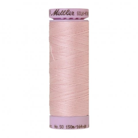 Hilo de coser Amann Mettler Hilo de seda y algodón No. 50 l = 150 m, CO, Parfait Pink (0085)