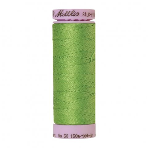 Hilo de coser Amann Mettler Hilo de seda y algodón No. 50 l = 150 m, CO, Bright Mint (0092)