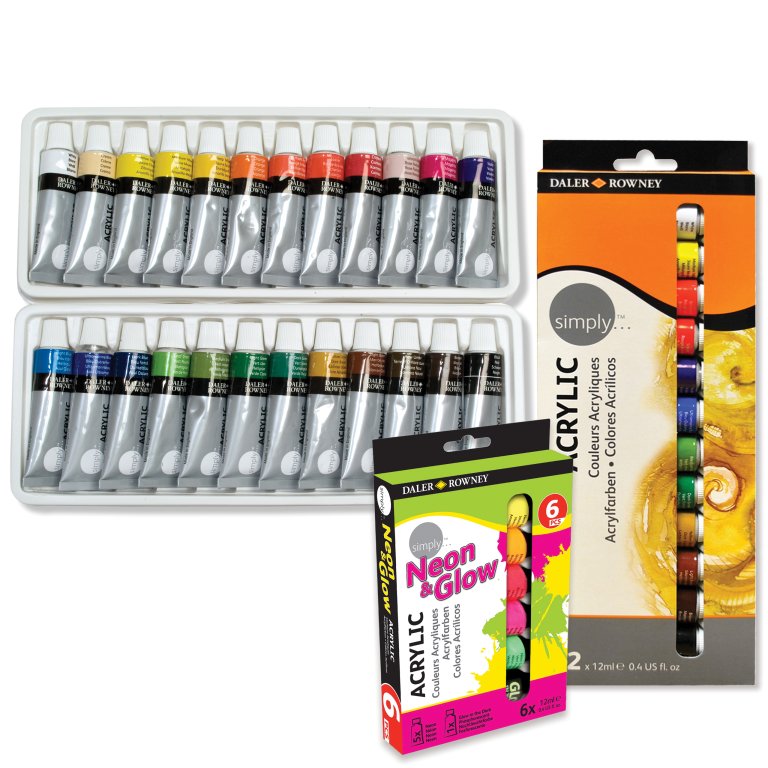 Talens Art Creation Acrylic Paint Set, 12-Colors, 75ml Tubes, for Wood, Low  Odor, Soap and Water Clean-up in the Craft Paint department at