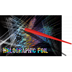 Caja de mezzotinto original en inglés, Set de 10, 152 x 101 mm, holográfico